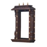Wooden Handmade Back Mirror Temple - Image 3