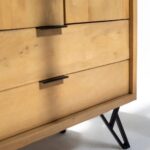 Wooden Cabinet with Mini Display Shelves - Image 6