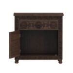 Handcrafted Curved Bedside Table - Image 4