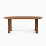 Handcrafted Solid Mango Wood Dining Table Set - Image 4