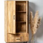Mango Wood Slat Closet - Image 2