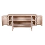 Wooden  4-Door Storage Sideboard with Legs - Image 4