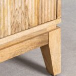 Handcrafted Wooden Tv Cabinet – Natural Finish - Image 4