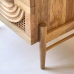 Bedside Table in Solid Mango Wood - Image 4