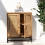 Rattan Two Doors Sideboard/Cabinet - Image 3