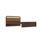 Wooden Artistic Handcrafted Cane King Size Bed - Image 3
