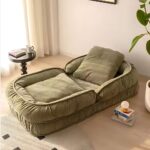 Wooden Artistic Floor Sofa Bed - Image 2