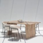 Solana Mango Wood Flat Legs Dining Table - Image 6