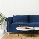 Daphnis Seaweed Velvet Sofa, 2-Seater - Image 2