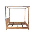 Wooden Artistic Antique Poster Bed - Image 2
