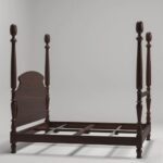 Wooden Artistic Poster Size Bed - Image 4