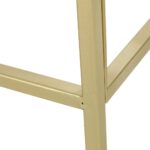 Modern Iron & White Marble Console Table - Image 4