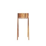 Antique Design Console Table Natural Finish & Cross Legs - Image 4