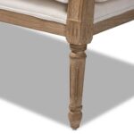 Wooden 2 Seater Cane Sofa - Image 5