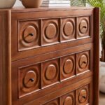 Wooden Artistic Chest of 9 Drawer Furniture - Image 4
