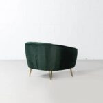 Green Velvet Chair - Image 4