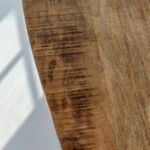 Harper Oval Top Mango Wood Dining Table - Image 7