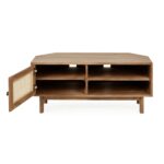 Handcrafted Wooden Tv Cabinet – Natural Finish - Image 4