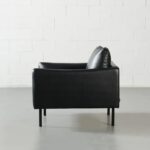 MAPLETON - Black Vegan Leather Chair - Image 5