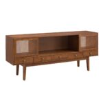 Wooden Antique TV Unit with Drawer Furniture - Image 4