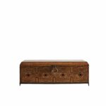 Handcrafted Mango Wood Coffee Table - Image 3