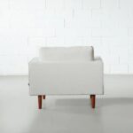 Cream Fabric Chair - Image 3