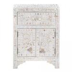 Antique Inlay Bedside Furniture - Image 4