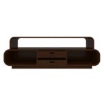Antique Walnut Handmade Classic Wooden Multi-Storage TV Stand - Image 4