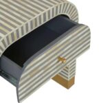 Handmade Inlay Bedside Table Furniture - Image 3