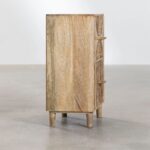 Mango Wood Bedside Table with Drawers - Image 4