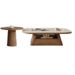 Handcrafted Antique Design Coffee Table - Image 2