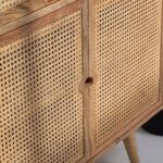 Cora Rattan Sideboard with Two Drawers & Two Doors - Image 4