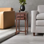 Handmade Wooden End Table - Image 2