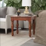 Handmade Wooden Antique End Table