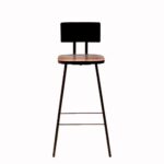 Antiquated Handmade Wooden Bar Chair - Image 4