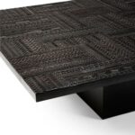 Hand carving  Mango Wood Coffee Table - Image 4