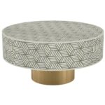 Handmade Jodhpuri Inlay Coffee Table - Image 5