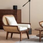 Wooden Cane Handcrafted Carving Sofa - Image 4