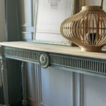 Wooden Carved Design Console Table - Image 3