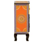Wooden Handpainted Side Table - Image 5