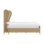 Handcrafted Cane Design Bed - Image 2