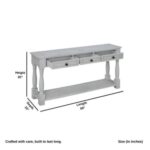 Wage Wooden Entryway Console Table - Image 3