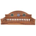 Traditional Antique Tiled Handmade Wooden Swing for Home [Jhula] - Image 4