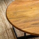 Wooden Top Coffee Table - Image 3