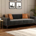 Wooden Seater Fabric Sofa - Image 2