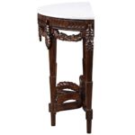 Handcrafted Genuine Marble Console Table - Image 2