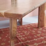 Acacia Wood Dining Table - Image 2