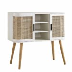 Handcrafted White Console & Sideboard | Mango Wood - Image 5