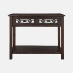 Handcrafted Mango Wood Console Table - Image 5