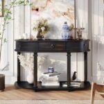Handmade Mango Wood Natural Console Table - Image 4